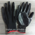 13 gauge oil/water resistant black nitrile coated work gloves